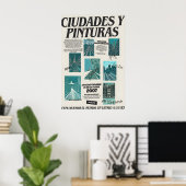 Madrid Art Exhibition Poster Spanish Cityscape (Bureau à domicile)