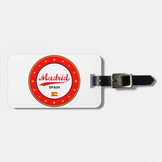 Madrid Bagagelabel (Voorkant horizontaal)