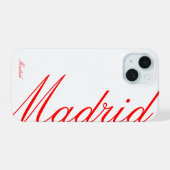 Madrid - beau coque iphone (Verso Horizontal)