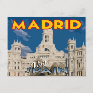 Madrid, Bezoek... Spanje, briefkaart