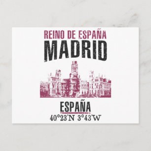 Madrid Briefkaart