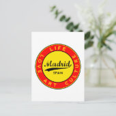 Madrid Briefkaart (Staand voorkant)