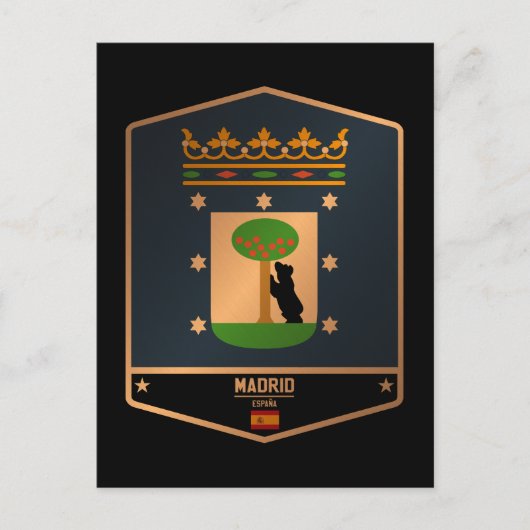 Madrid Briefkaart (Voorkant)