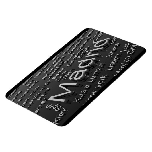 Madrid, Espagne Magnet (Côté Gauche)