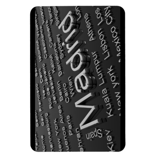 Madrid, Espagne Magnet (Vertical)