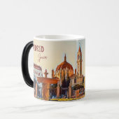 Madrid Espagne Tourisme paysage souvenir Café Mug (Devant gauche)
