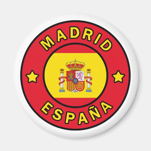 Madrid España Magneet (Voorkant)
