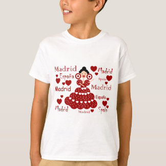 Madrid España muñeca flamenca T-shirt