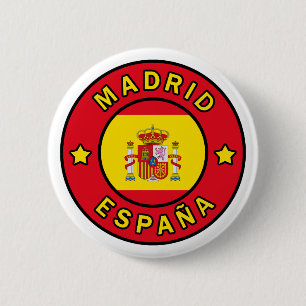 Madrid España Ronde Button 5,7 Cm