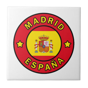 Madrid España Tegeltje