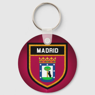 Madrid Flag Sleutelhanger