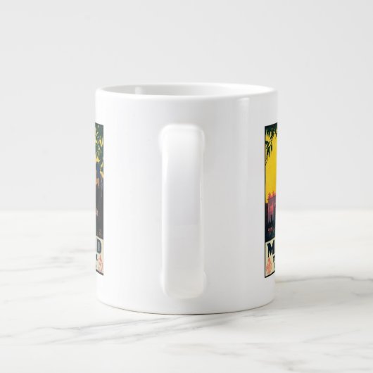 Madrid in het Springtime-Poster voor reispromotie Jumbo Mok (Achterkant)