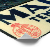 Madrid in het Springtime-Poster voor reispromotie Poster (Hoek)