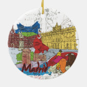 Madrid Keramisch Ornament (Achterkant)