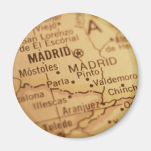 Madrid Map Magnet Magneet