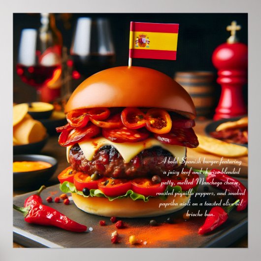 Madrid Munchies: Chorizo Magic Poster (Voorkant)