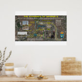 Madrid Pleiades Pattern 4 Poster (Keuken)