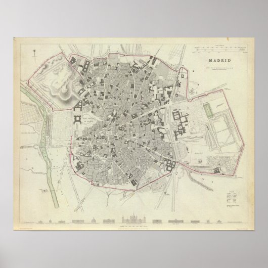 Madrid Poster (Voorkant)