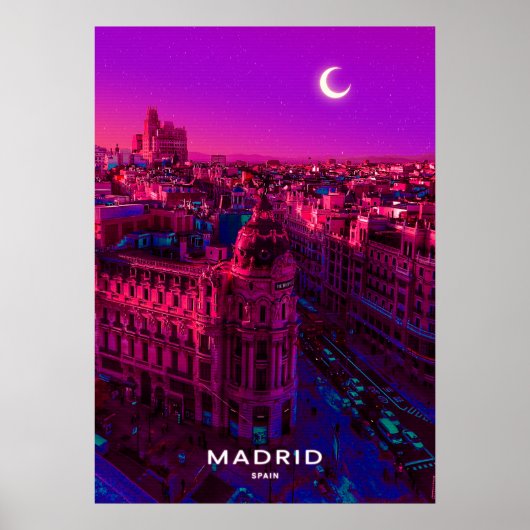 Madrid Poster (Voorkant)
