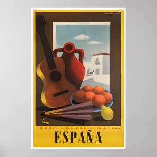 Madrid Reisposter Spanje Kunst Spaanse Print