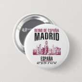 Madrid Ronde Button 5,7 Cm (Voorkant /achterkant)