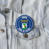 Madrid Round Emblem Ronde Button 7,6 Cm (In situ)