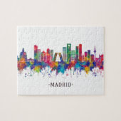 Madrid Spain Skyline Legpuzzel (Horizontaal)