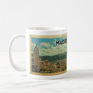 Madrid Spain Vintage Travel Koffiemok