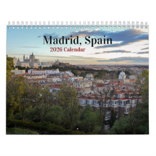 Madrid Spanje 2025 Kalender