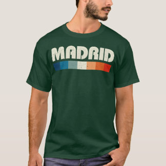 Madrid Spanje 80S meisje T-shirt