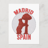 Madrid Spanje Briefkaart (Voorkant)