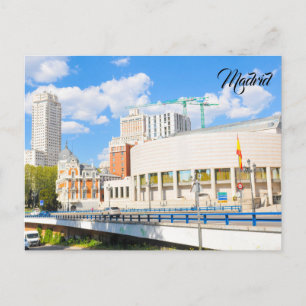 Madrid, Spanje Briefkaart