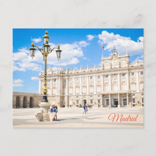Madrid, Spanje Briefkaart (Voorkant)