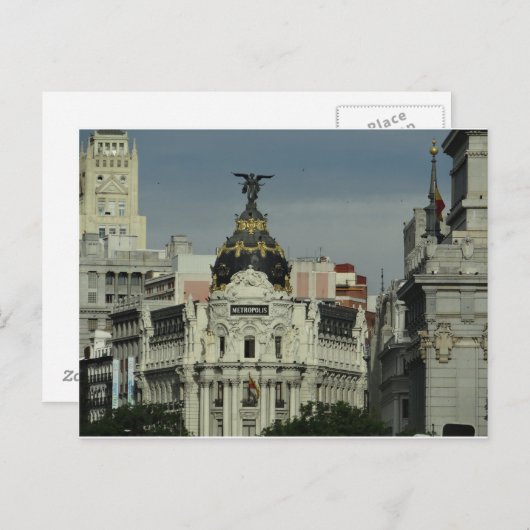 Madrid Spanje Briefkaart (Voorkant / Achterkant)