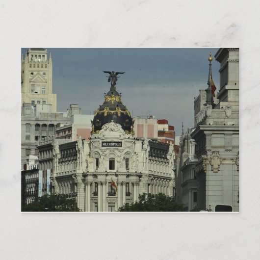 Madrid Spanje Briefkaart (Voorkant)