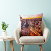 Madrid Spanje Capitol City Skyline Kussen (Stoel)