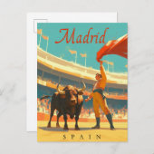 Madrid, Spanje  charme Briefkaart (Voorkant / Achterkant)