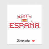 Madrid Spanje (España) Sticker (Vel)