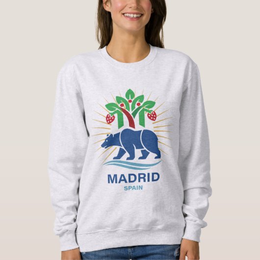 Madrid Spanje Europa Trui (Voorkant)