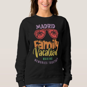 Madrid Spanje Familie Vakantie Matching Outfit Trui