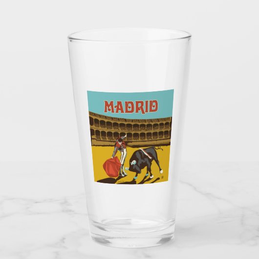 Madrid, Spanje Glas (Voorkant)