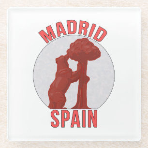 Madrid Spanje Glazen Onderzetter