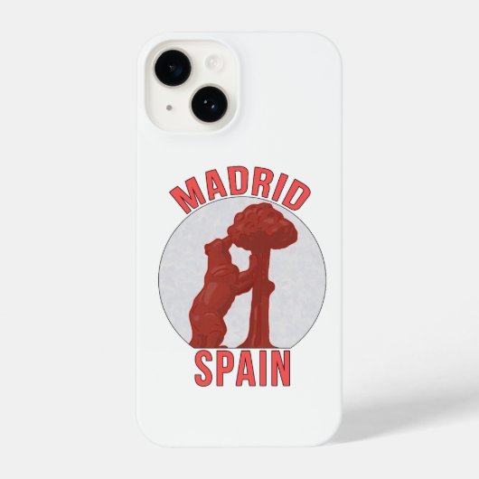 Madrid Spanje iPhone Hoesje (Achterkant)