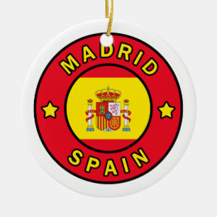 Madrid Spanje Keramisch Ornament