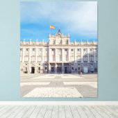 Madrid Spanje Koninklijk Paleis Canvas Afdruk (Insitu (Houten vloer))