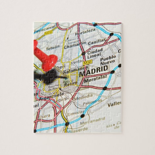 Madrid, Spanje Legpuzzel (Verticaal)