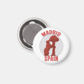 Madrid Spanje Magneet (Voorkant / Achterkant)