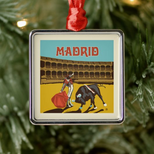 Madrid, Spanje Metalen Ornament (Boom)