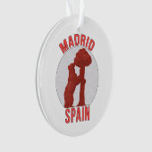 Madrid Spanje Ornament (voorkant)