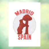 Madrid Spanje Raamsticker (Vel 3)